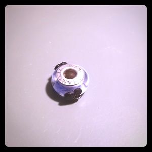 Disney Chamilia Blue Murano Mickey Mouse Charm